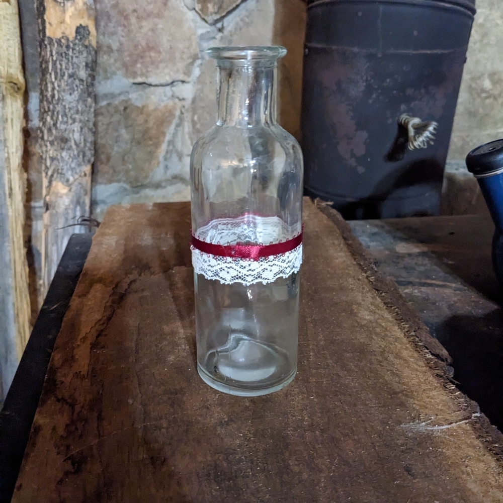 Old bottle decoration